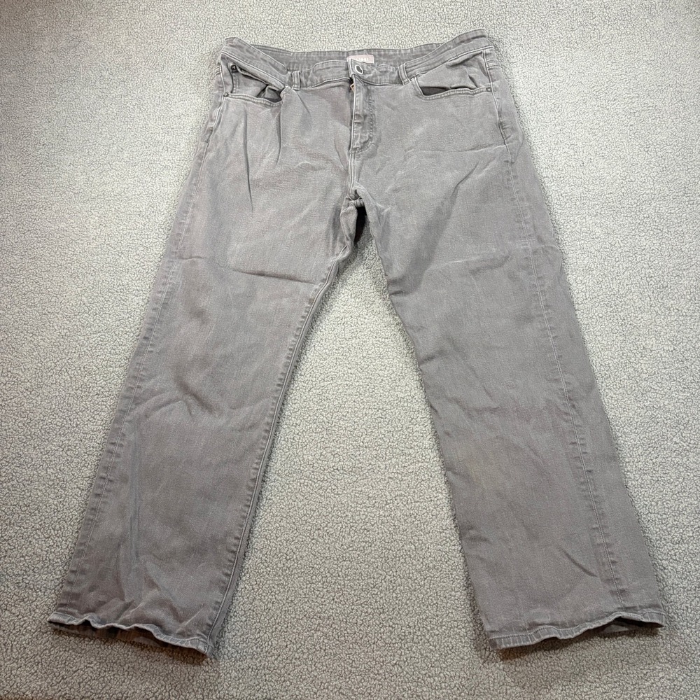 DL1961 Jeans Mens 40 Charcoal Avery Modern Straight Leg Stretch Denim Pants